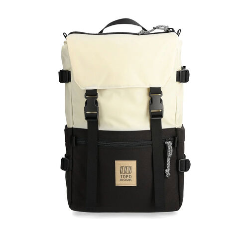 Mochila Blanca y Negra Topo Designs Rover Pack Classic Bone White Black 