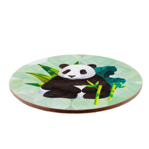 Taza de Porcelana y Posavasos Oso Panda Puckator Reino Animal