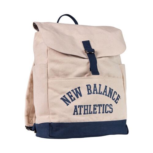 Mochila Beige y Azul New Balance OPP Canvas