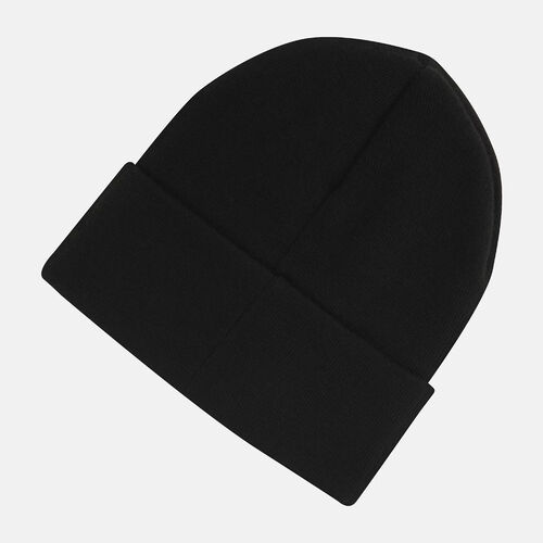 Gorro Negro New Balance Linear Knit Cuffed Beanie Black