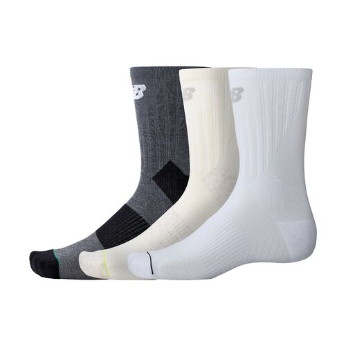 Pack 3 Calcetines blanco, negro, beige New Balance Running Repreve S