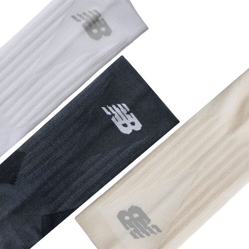 Pack 3 Calcetines blanco, negro, beige New Balance Running Repreve S