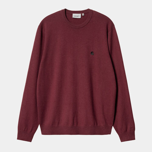 Jersey Granate Carhartt Madison Sweater Malbec Black L