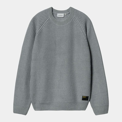 Jersey Gris Carhartt Forth Sweater Dove Grey  S