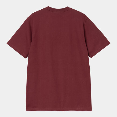 Camiseta Granate Carhartt University T-Shirt Malbec M