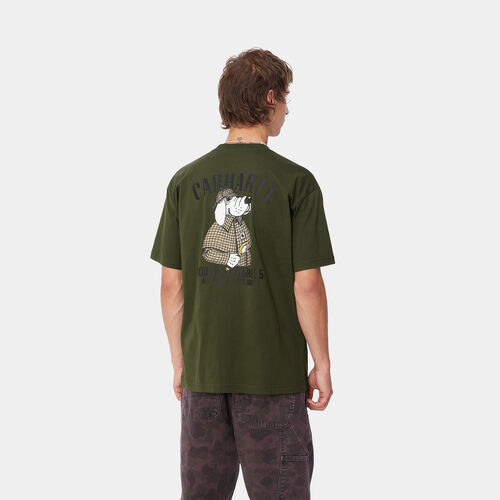 Camiseta Verde Carhartt  Inspector T-Shirt Tarragon XS