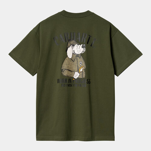 Camiseta Verde Carhartt  Inspector T-Shirt Tarragon XS