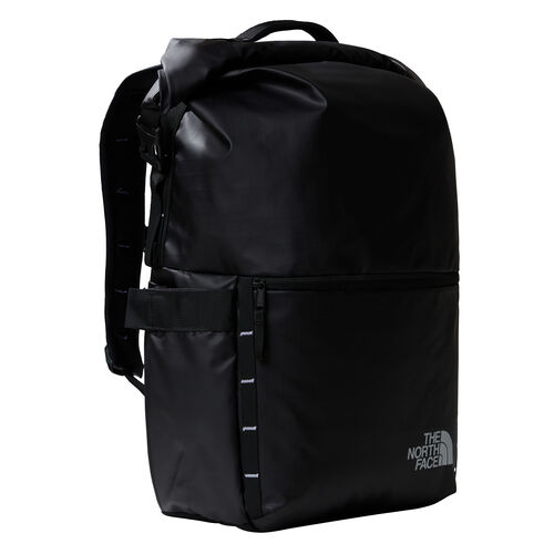 Mochila Negra The North Face Enrollable Rolltop Base Camp Voyager Black 