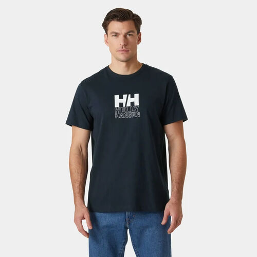 Camiseta Azul Marino Helly Hansen Core Graphic Navy M