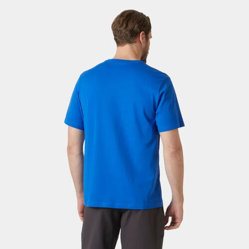 Camiseta Azul Helly Hansen HH Logo 2.0 Cobalt Naranja  S