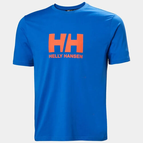 Camiseta Azul Helly Hansen HH Logo 2.0 Cobalt Naranja  S