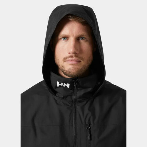 Chaqueta Negra Helly Hansen Crew Hooded Midlayer Sailing Jacket 2.0 Black S