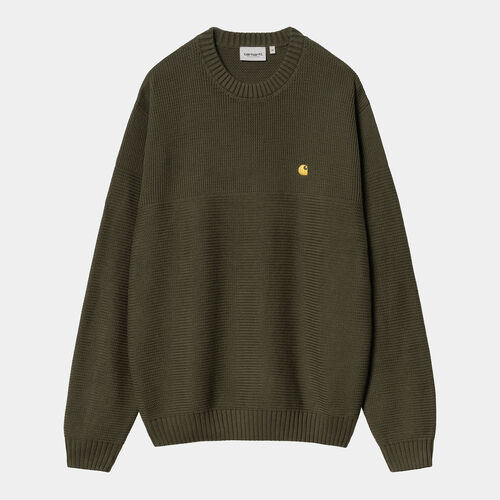 Jersey Verde Carhartt Chane Sweater Cypress Gold S