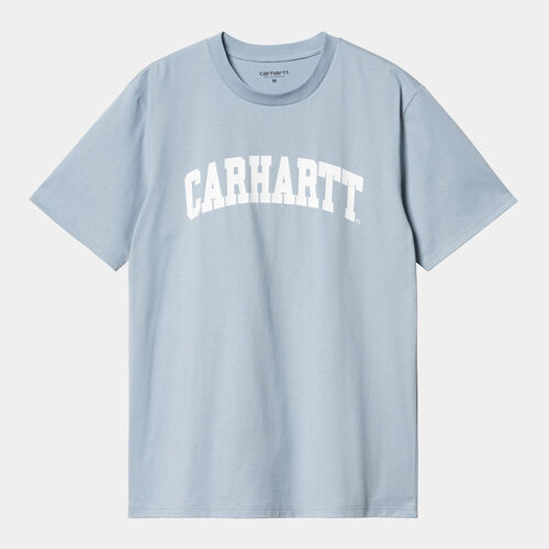 Camiseta Azul Carhartt University T-Shirt Dusty Ice White S