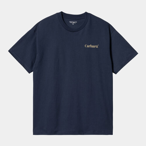 Camiseta Azul Carhartt Fold Duck T-Shirt Air Force Blue XS