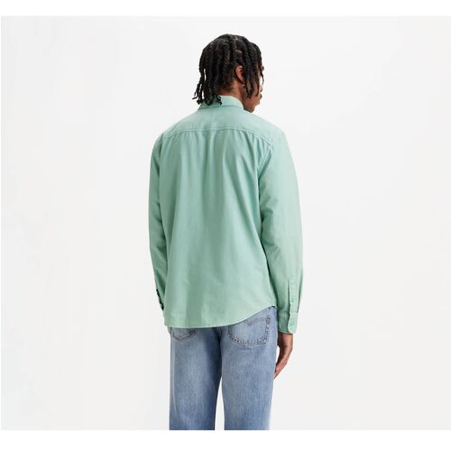 Camisa Verde Levis Authentic Robson Aquifer Garment Dye - Verde S