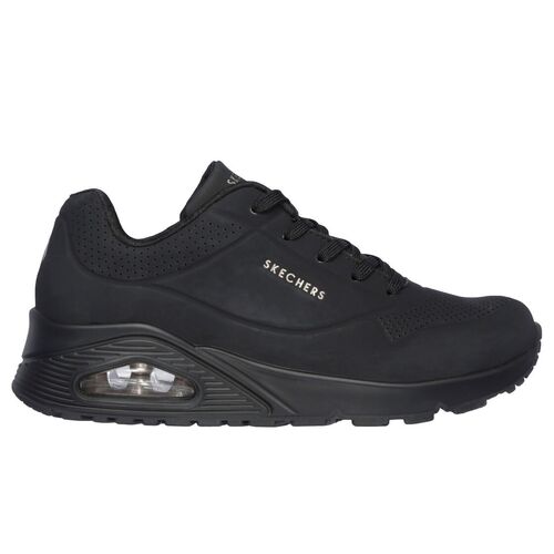 Zapatillas Negras Skechers Uno - Stand on Air Black 36