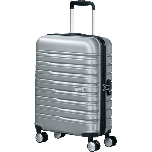 Maleta Cabina Gris American Tourister Flashline 55 cm Sky Silver  