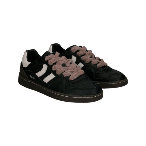 Zapatillas Negras Coolway Goal Black Leather 40