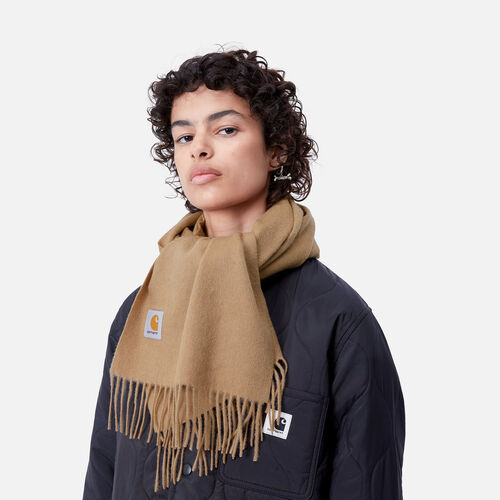 Bufanda Marrón Carhartt Clan Scarf Peanut 