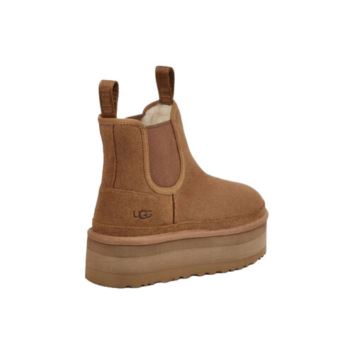 Botas Marrones Plataforma UGG Neumel Platform Chelsea Chestnut 36