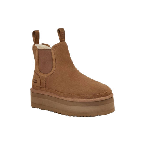 Botas Marrones Plataforma UGG Neumel Platform Chelsea Chestnut 36