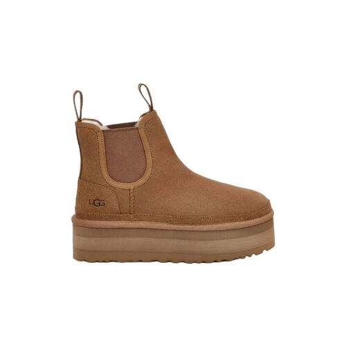 Botas Marrones Plataforma UGG Neumel Platform Chelsea Chestnut 36