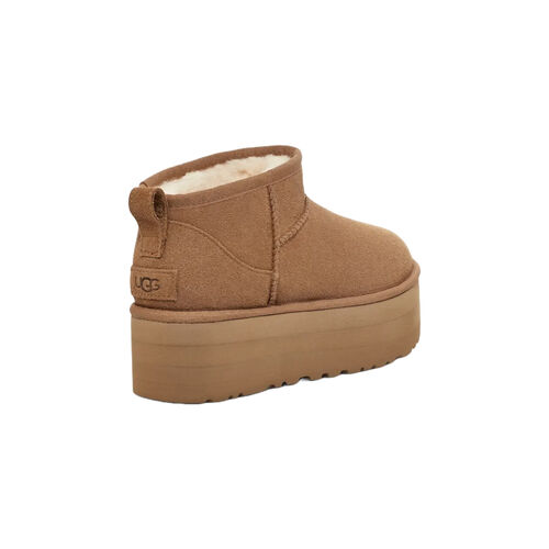 Botas Marrones Plataforma UGG Classic Ultra Mini Chestnut 36