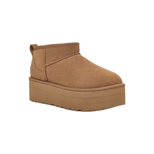 Botas Marrones Plataforma UGG Classic Ultra Mini Chestnut 36