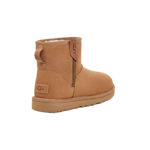 Botas Marrones con Cremallera UGG Classic Mini Bailey Chestnut 36