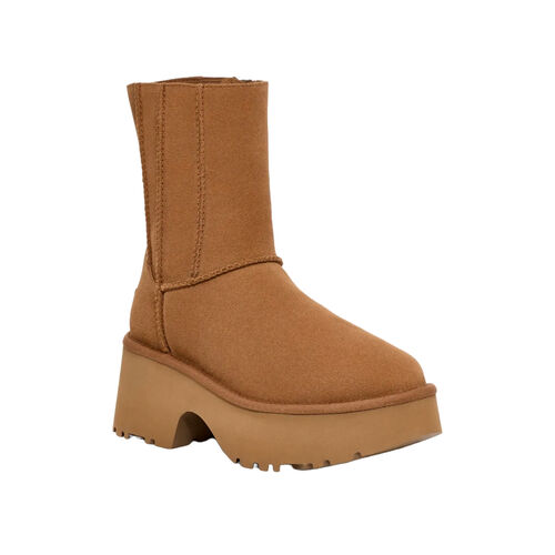 Botas Marrones UGG Classic New Heights con costura doble Chestnut 