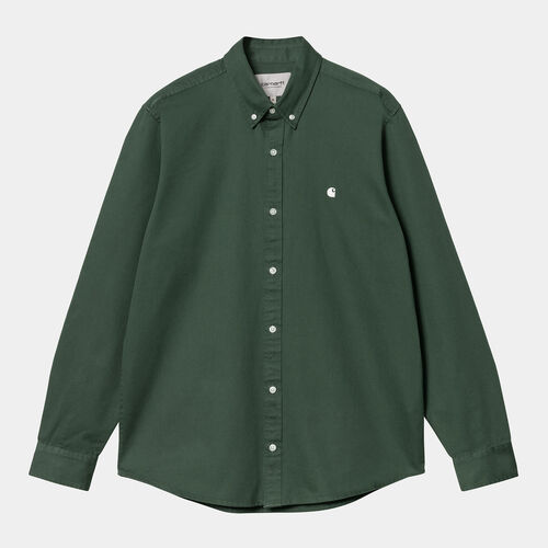 Camisa Verde Carhartt Madison Shirt Sycamore Tree/Wax S