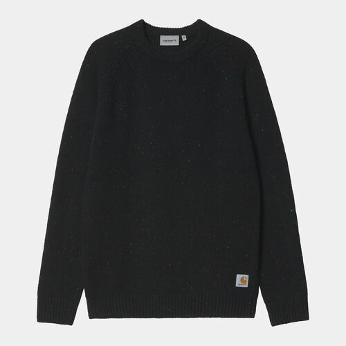 Jersey Negro Carhartt Anglistic Sweater Speckled Black S