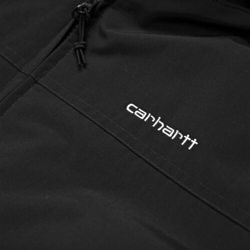 Cazadora Negra Carhartt Hooded Sail Jacket Black/White S