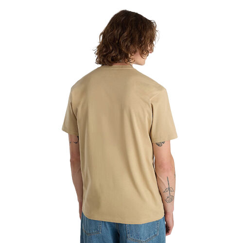 Camiseta Beige Vans Chest Logo Incense S