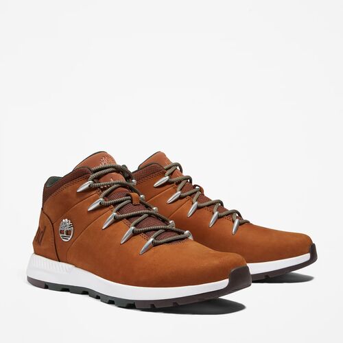 Zapatillas Marrón Timberland Media Caña Con Cordones Sprint Trekker 40