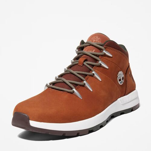 Zapatillas Marrón Timberland Media Caña Con Cordones Sprint Trekker 40