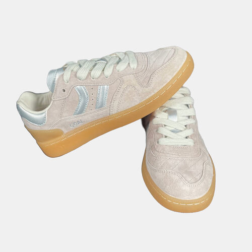 Zapatillas Beige Coolway Goal Ice Silver  36