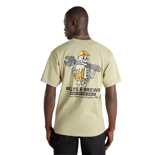 Camiseta Beige Vans Wrenched M