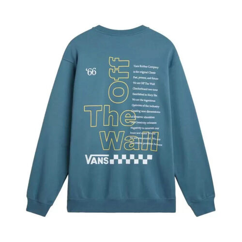 Sudadera Azul Vans Posted Loose Bluestone AZUL M