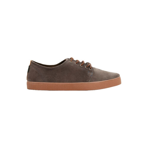 Zapatillas Grises Pompeii Higby Suede Hydro Grey Mushroom 