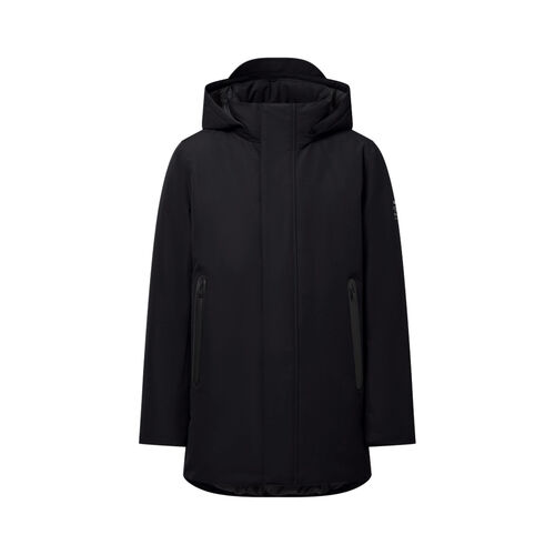 Abrigo Parka Negro Ecoalf Parkoalf Black S