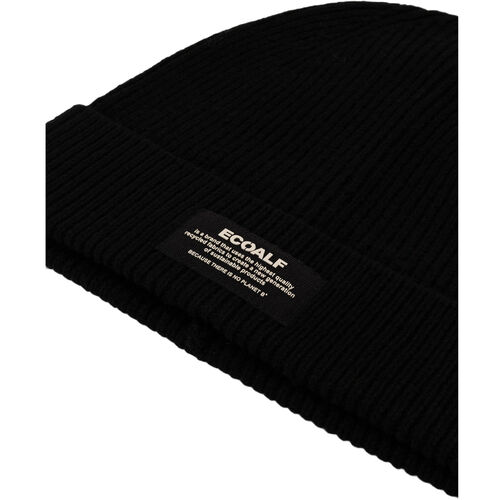 Gorro Negro Ecoalf Wool Beanie Black