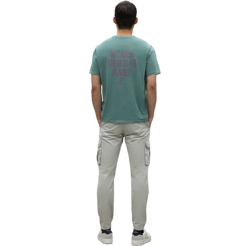 Camiseta Verde Ecoalf Min Back T-Shirt Dusty Green S