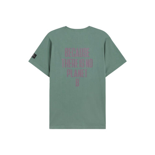 Camiseta Verde Ecoalf Min Back T-Shirt Dusty Green S