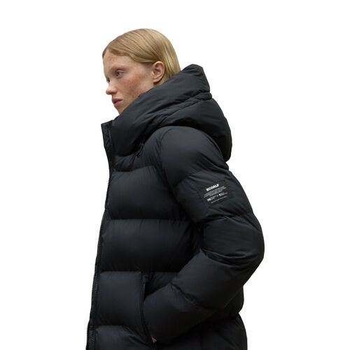 Cazadora Negra Mujer Ecoalf Manlie Jacket Woman Black S