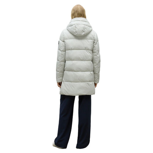 Cazadora Blanca Mujer Ecoalf Marangu Jacket Woman Ash XS