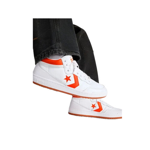 Zapatillas Blanca/Naranja Converse Fastbreak Pro Leather 41