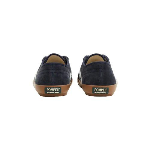 Zapatillas Azules Pompeii Bell Sude Navy Caramel 40