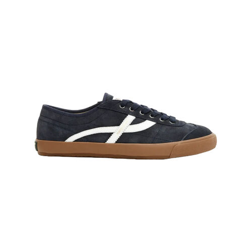 Zapatillas Azules Pompeii Bell Sude Navy Caramel 40